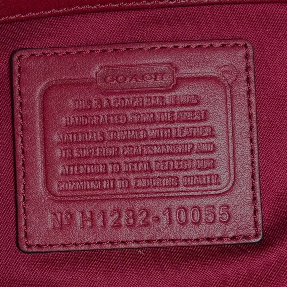 Coach OP Art Stripe Hobo/Shoulder Bag  Excellent Preowned - Picture 9 of 10